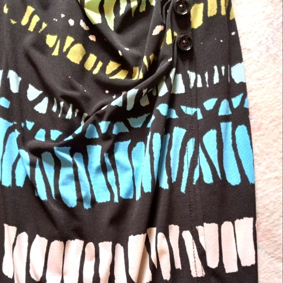 Joseph Ribkoff Lined Print Dress - Picture 3 of 11